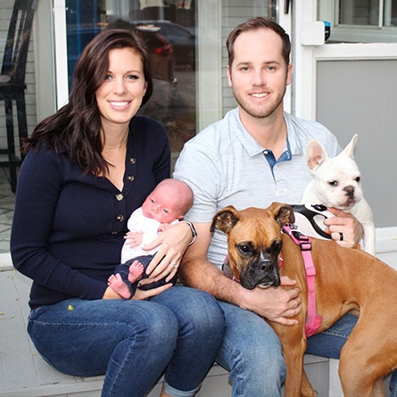 Doctor Dan Maurer and his family