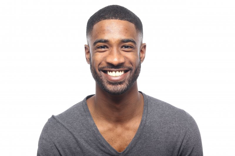 smiling man