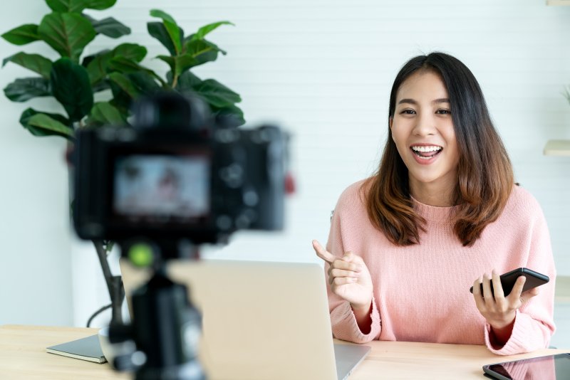 one of the social media influencers with veneers in Longmont